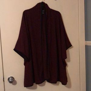EUC Liz Claiborne 2X/3X open front Cardigan.